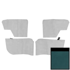 (1968) Interior Rear Arm Rest Cover-Blue-Conv.