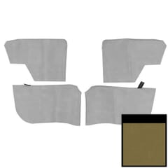 (1968) Interior Rear Arm Rest Cover-Ivy Gold-Conv.