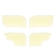 (1969-72) Interior Rear Arm Rest Cover-White-Conv.