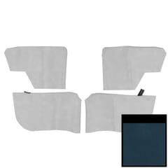 (1969) Interior Rear Arm Rest Cover-Dk. Metallic Blue-Conv.