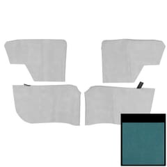 (1970) Interior Rear Arm Rest Cover-Bright Blue-Conv.