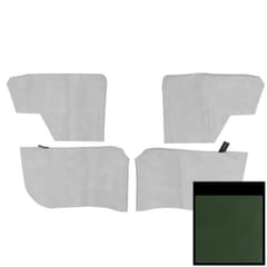 (1972) Interior Rear Arm Rest Cover-Dk. Green-Conv.