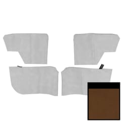 (1972) Interior Rear Arm Rest Cover-Dark Saddle-Conv.