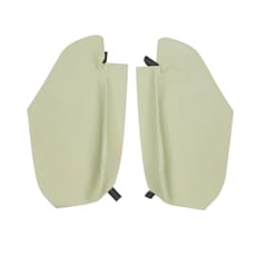 (1967) Interior Rear Arm Rest Cover-Off White-Coupe