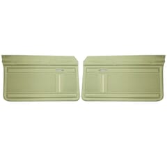 (1969) Door Panels Front-Std.-Light Green-pr.