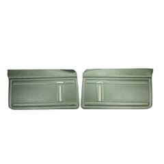 (1969-70) Door Panels Front-Std.-Dark Metallic Green-pr.