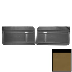 (1971) Door Panels Front-Std.-Jade Green-pr.