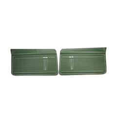 (1972) Door Panels Front-Std.-Dark Green-pr.