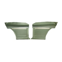 (1969-70) Door Panels Rear-Std.-Dark Metallic Green-pr.