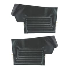 (1968) Door Panels Rear-Black Conv.-pr.