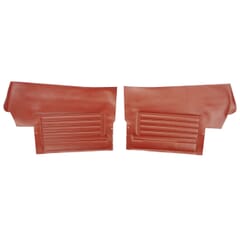 (1968) Door Panels Rear-Red Conv.-pr.