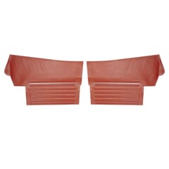 (1969) Door Panels Rear-Red Conv.-pr.