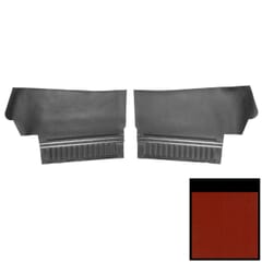 (1970) Door Panels Rear-Red Conv.-pr.