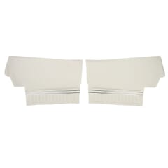 (1970 and 72) Door Panels Rear-White Conv.-pr.