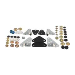 (1968-69) Complete Door Glass Mounting Plate and Hardware Kit
