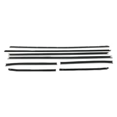(1968) Window Felt Kit-Authentic-Coupe-W/Special Mlding-Std. Int.