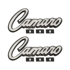 (1968-69) Door Panel Emblems-Camaro-Dlx.-pr