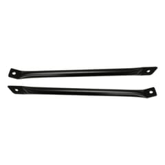 (1967-69) Front Fender Brace-Stainless-Matte Black-pr