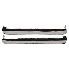 (1968-69) Deluxe Inner Door Panel Carpet-Black pr.