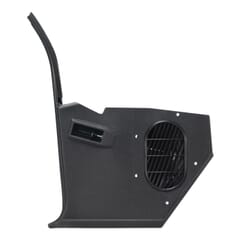 (1967-68) Inner Kick Panel-w/o A/C-Black-Left
