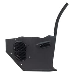 (1967-68) Inner Kick Panel-w/o A/C-Black-Right