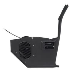 (1969) Inner Kick Panels-w/o A/C-Black-Right