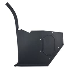 (1967-68) Inner Kick Panels-w/ A/C-Black-Left