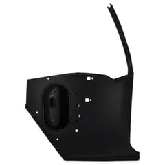 (1969-74) Inner Kick Panels-W/ A/C-Black-Right