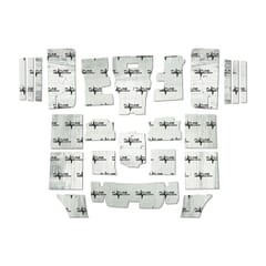 (1968-69) Complete Coupe Interior Insulation Kit