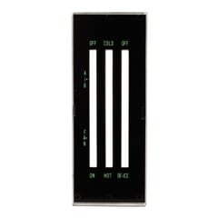 (1969-70) Heater Control Lense -w/o A/C