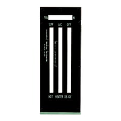 (1969-70) Heater Control Lense -w/ A/C