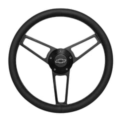 (1960-69) Steering Wheel-Black Italian Sky Vinyl -Black Kit