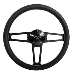 (1941-94) Steering Wheel-Black Italian Sky Vinyl -Black Kit