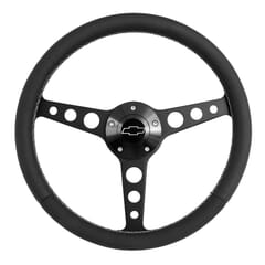 (1941-94) Steering Wheel-Black Italian Sky Vinyl -Black Kit