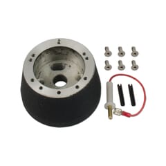 (1960-72) Steering Wheel Hub Adapter-Black 6 Bolt