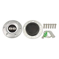 (1967-81) Steering Wheel Horn Cap SS-Brushed