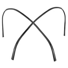 (1970-72) Headliner Side Moldings Black