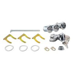 (1969) Glove Box, Trunk and Door Lock Set-Late Model Round Key