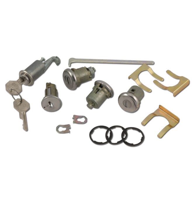 【新品】PORTER BLOCKKEYPACK WOODLANDCAMOver. 1968) Complete Lock Set-Original Key