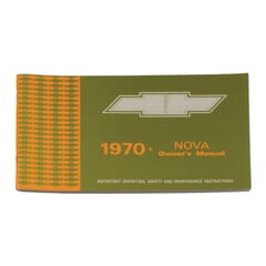 (1970) Owners Manual