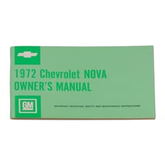 (1972) Owners Manual