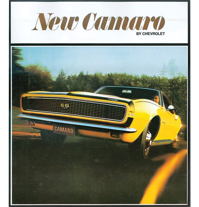 1967 Chevrolet Camaro カタログ　正規　ディーラー　希少 1967) Camaro Full Color Sales Brochure