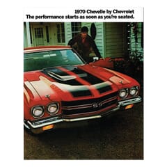 (1970) Chevelle Full Color Sales Brochure