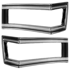 (1968) Taillamp Lense Bezels - pair