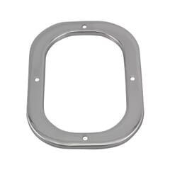 (1969) Floor Shift Boot Retainer-Chrome-w/o Console