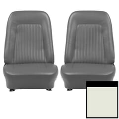 (1967-68) Seat Cover-Standard-Buckets-White