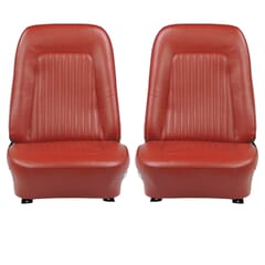 (1967-68) Seat Cover-Standard-Buckets-Red