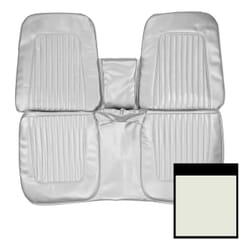 (1967-68) Seat Cover Standard-Bench w/Armrest-White