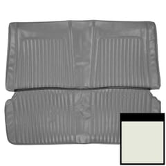 (1967-68) Seat Cover Standard-Rear-Coupe-White