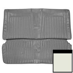 (1967) Seat Cover Standard-Rear-Fold Down-White